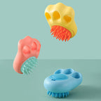 Durable Cat Paw Bath Brush – Fine Foaming Pet Grooming & Massage Brush