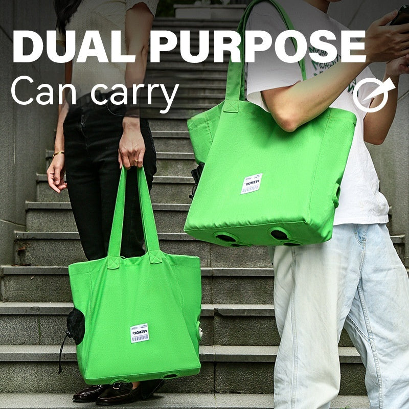 Large Canvas Pet Carrier Shoulder Bag