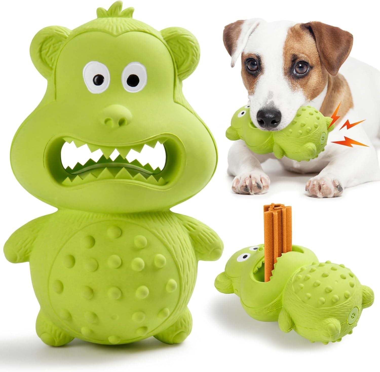 Indestructible Natural Rubber Toys for Chewers