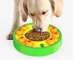 Dog Puzzle Slow Feeder Interactive IQ Toy Bowl