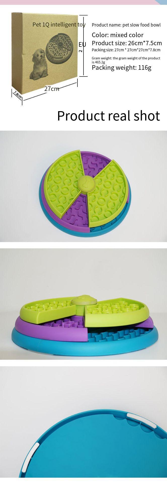 Interactive Slow Feeder Puzzle Bowl