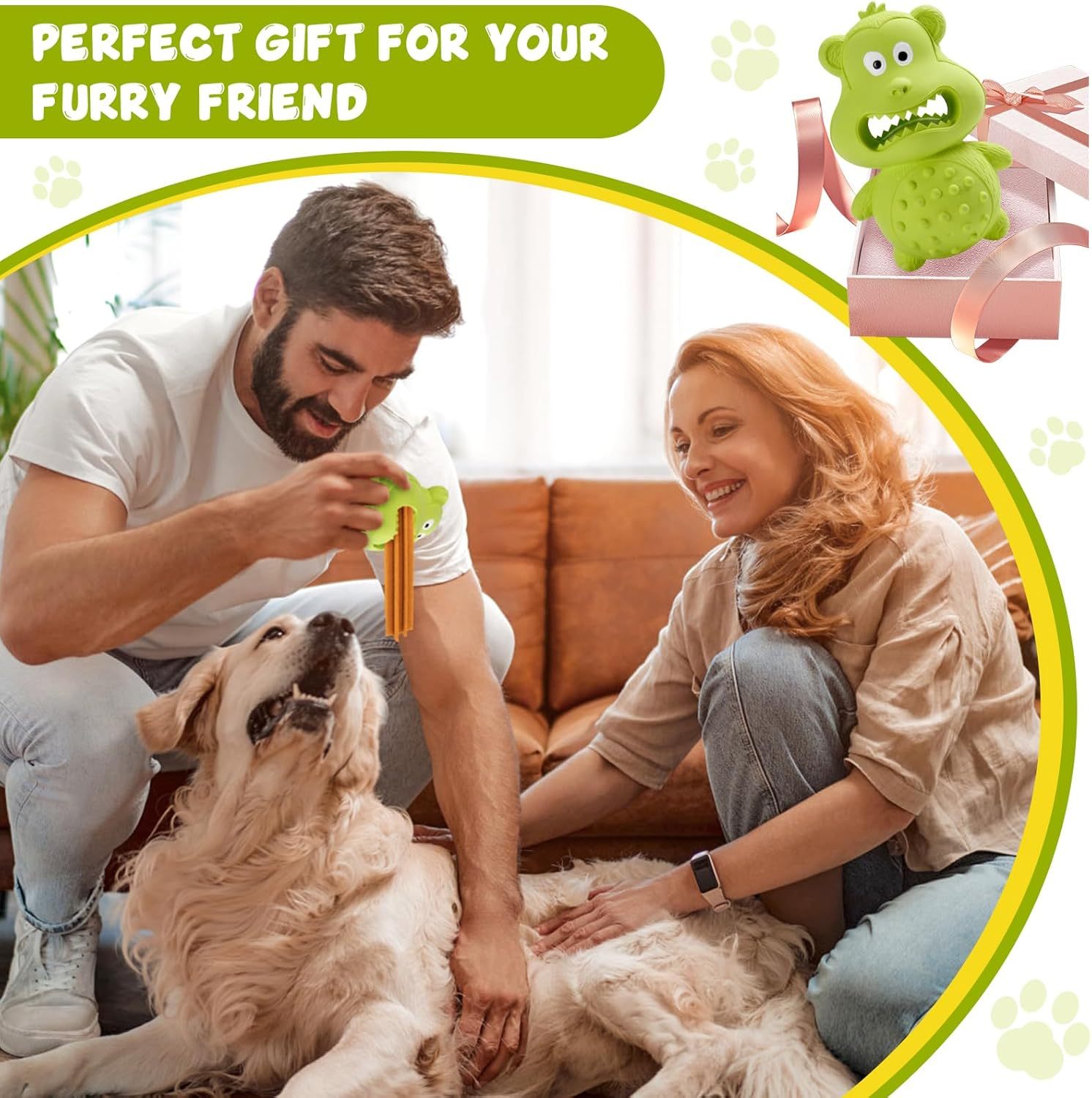Indestructible Natural Rubber Toys for Chewers