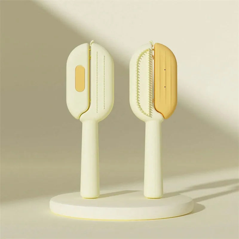 3-in-1 Self-Cleaning Pet Grooming Brush
