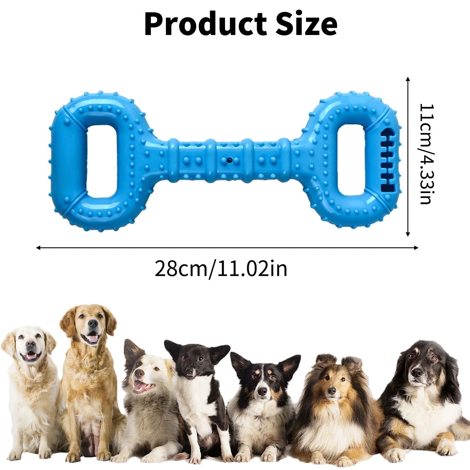 Interactive Dog Bone Toys With Pull Band, Dog Teething Toy