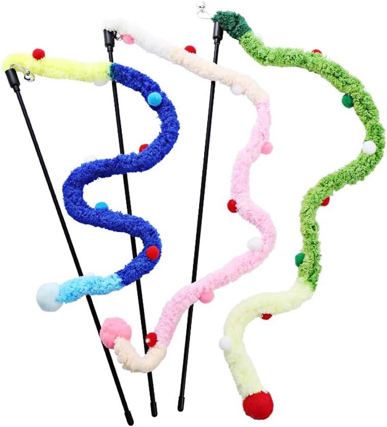 Colorful Cat Teaser Wand