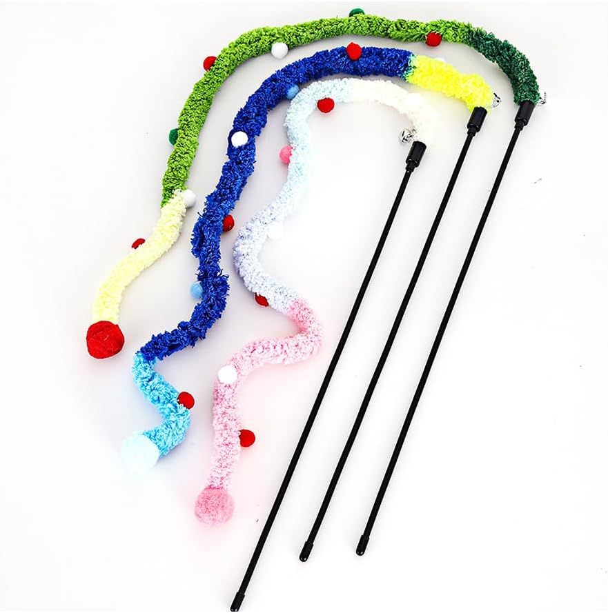 Colorful Cat Teaser Wand