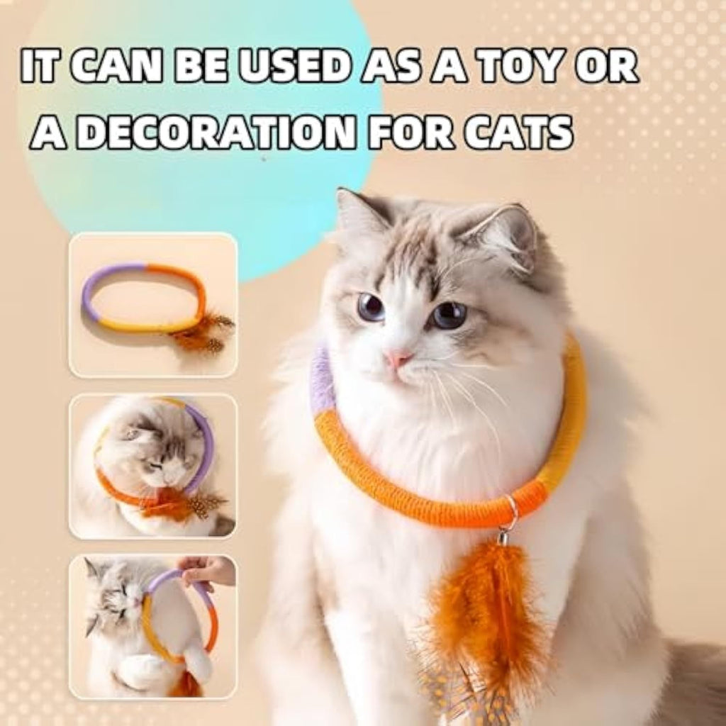 Cotton Rope Cat Toys Catnip Toys With Feather