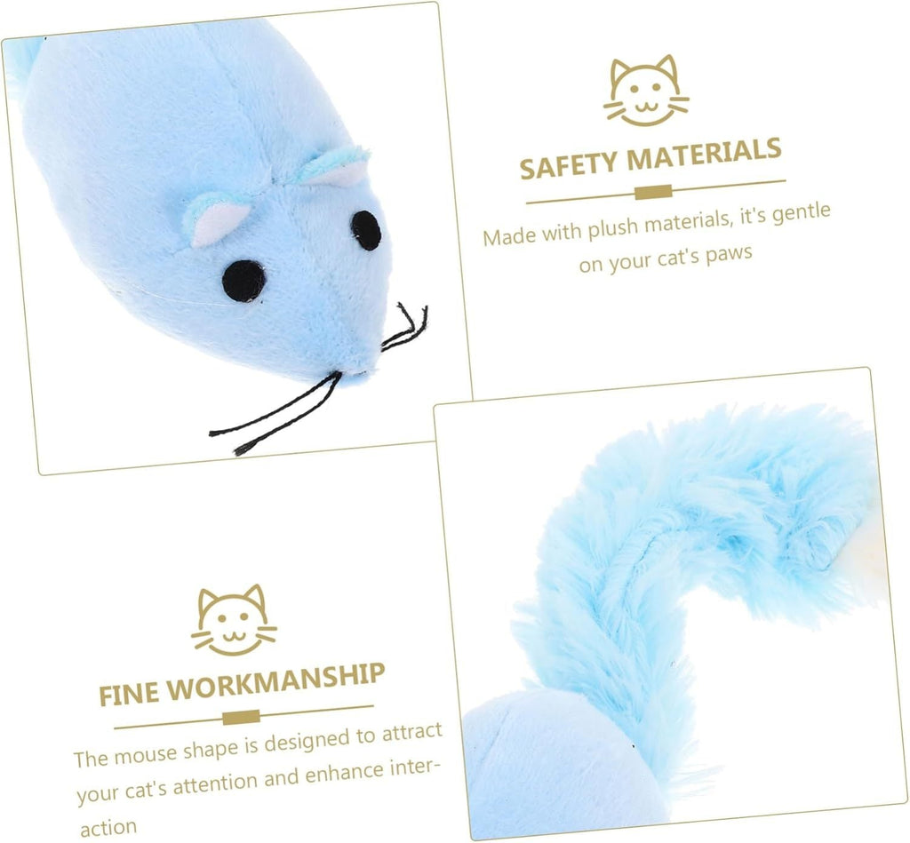 Cat Interactive Toys Mice Shape Kitten Toys