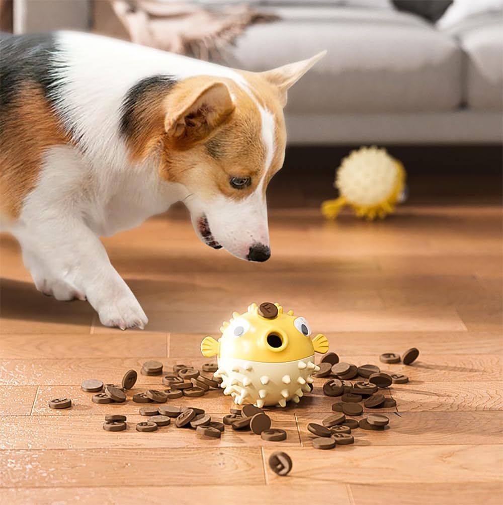 Interactive Treat Dispensing Dog Toy