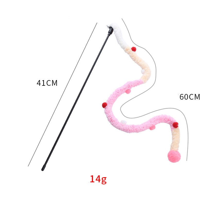 Colorful Cat Teaser Wand