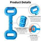 Interactive Dog Bone Toys With Pull Band, Dog Teething Toy