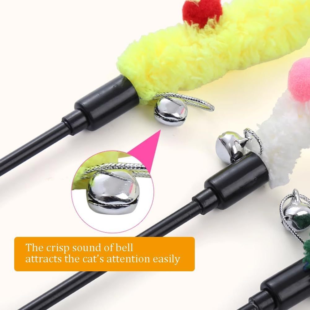 Colorful Cat Teaser Wand