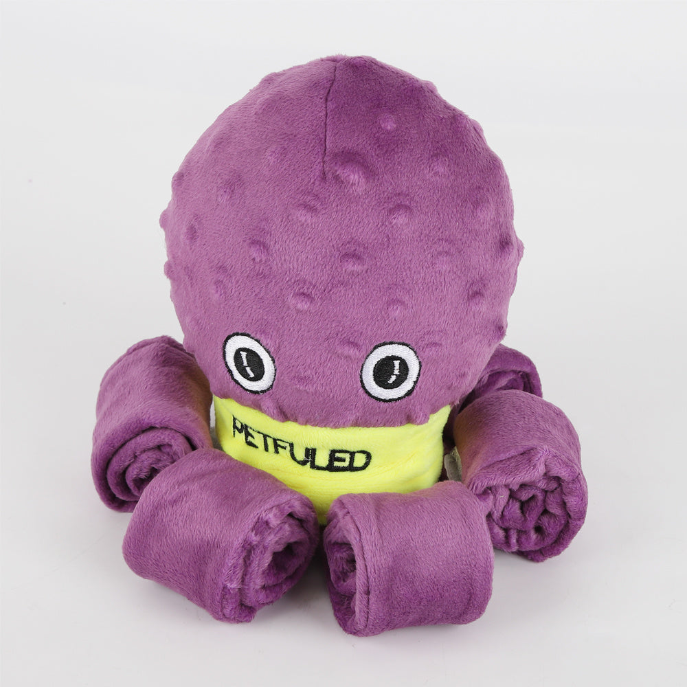 Plush Octopus Dog Snuffle Toy