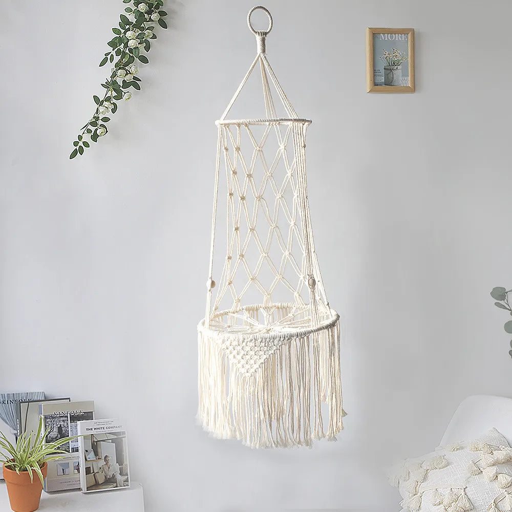 Macrame Hanging Cat Hammock Bed