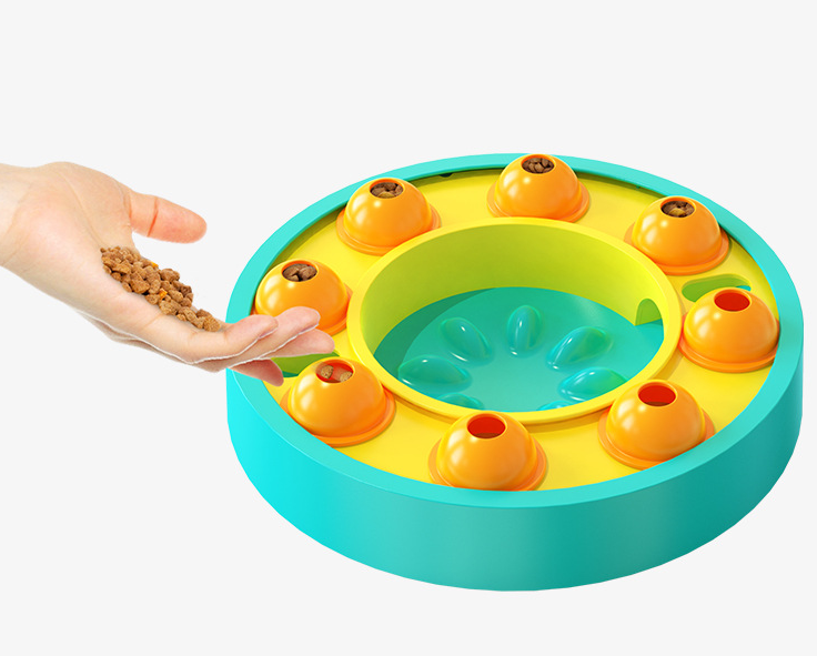 Dog Puzzle Slow Feeder Interactive IQ Toy Bowl