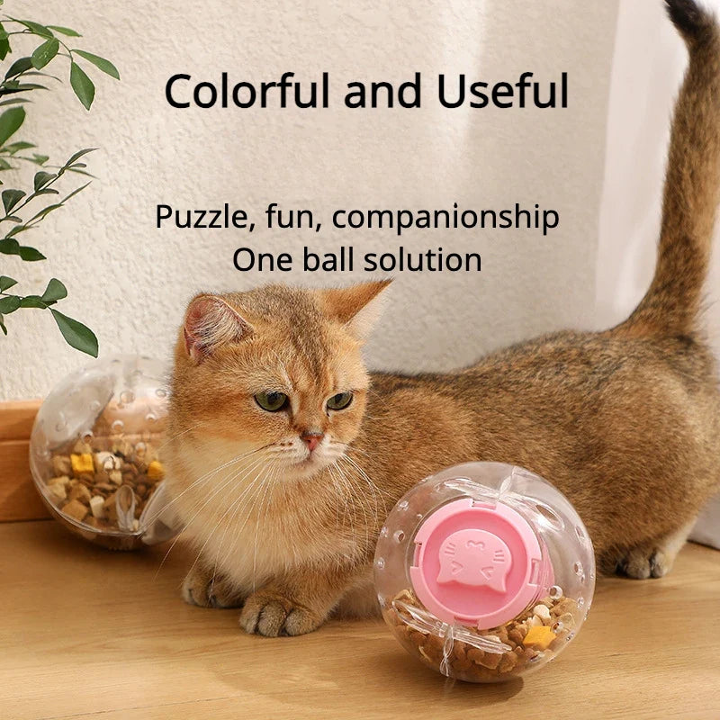 Interactive Treat Dispensing Pet Ball