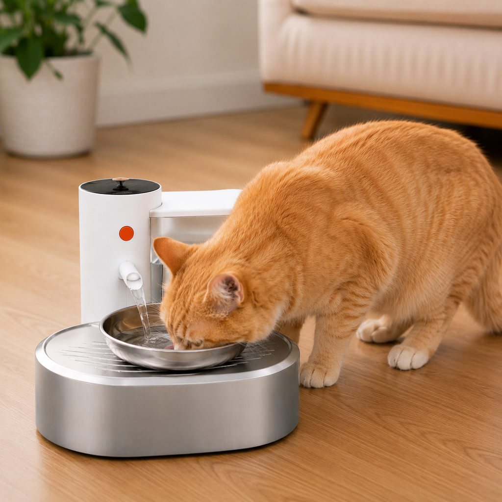 Smart Stainless Steel Pet Water Fountain