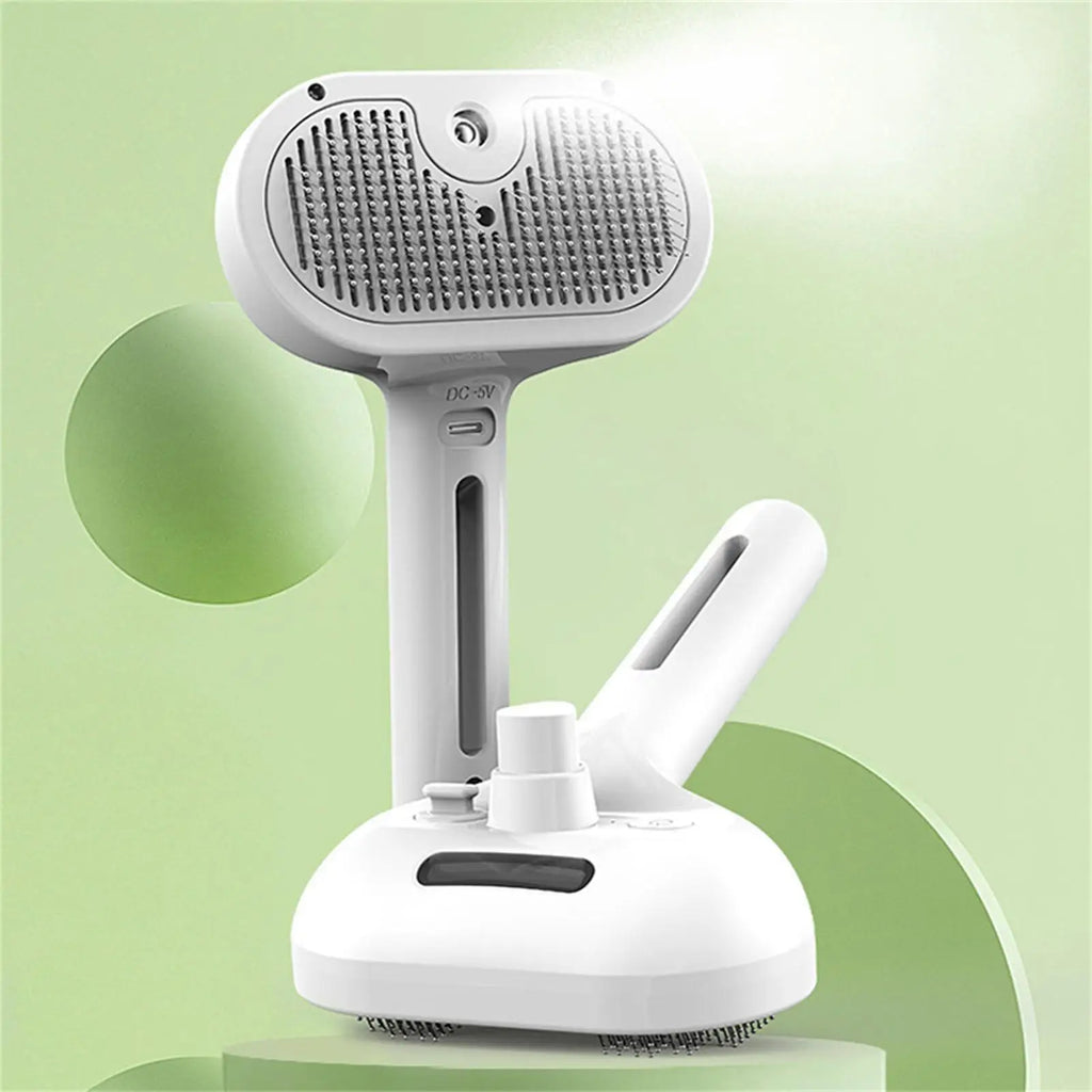 3-in-1 Electric Steam Pet Grooming Brush