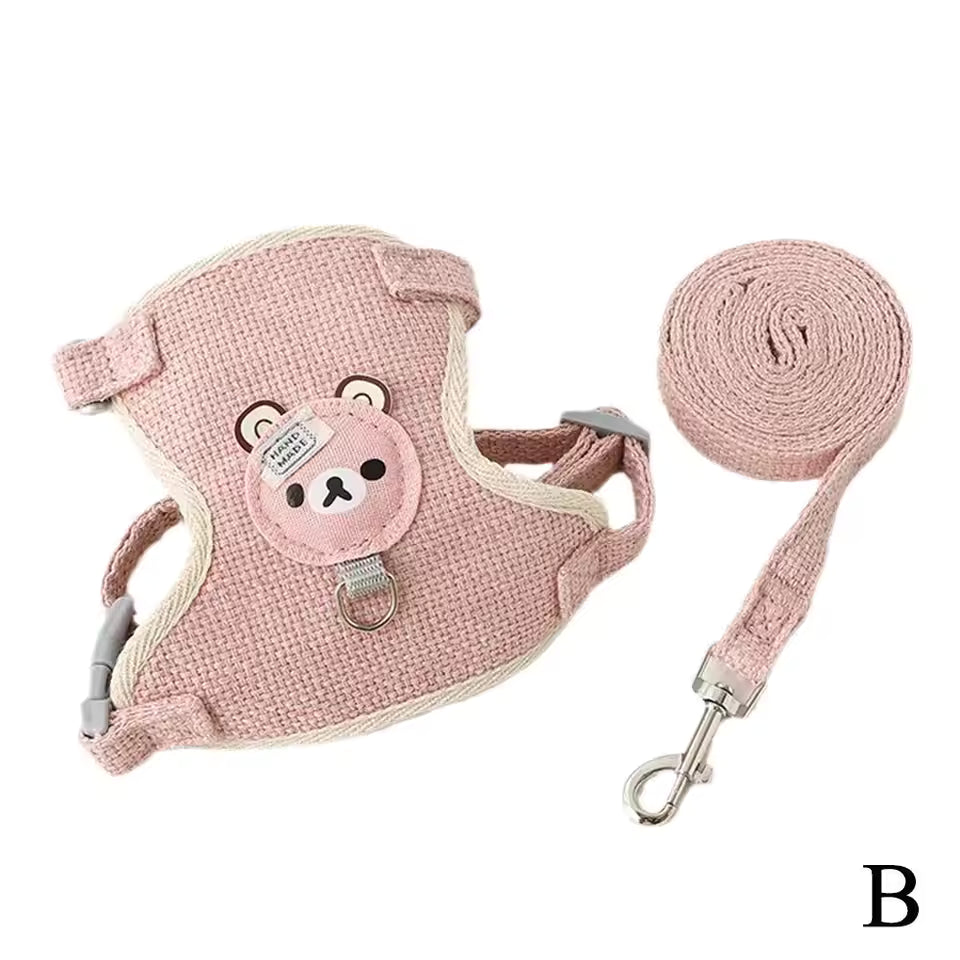 Adjustable Pet Harness & Leash Set