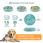 Non-Slip Slow Feeder Dog Bowl