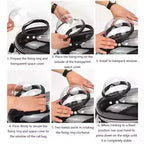 Transparent Space Capsule Pet Backpack
