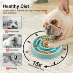 Non-Slip Slow Feeder Dog Bowl