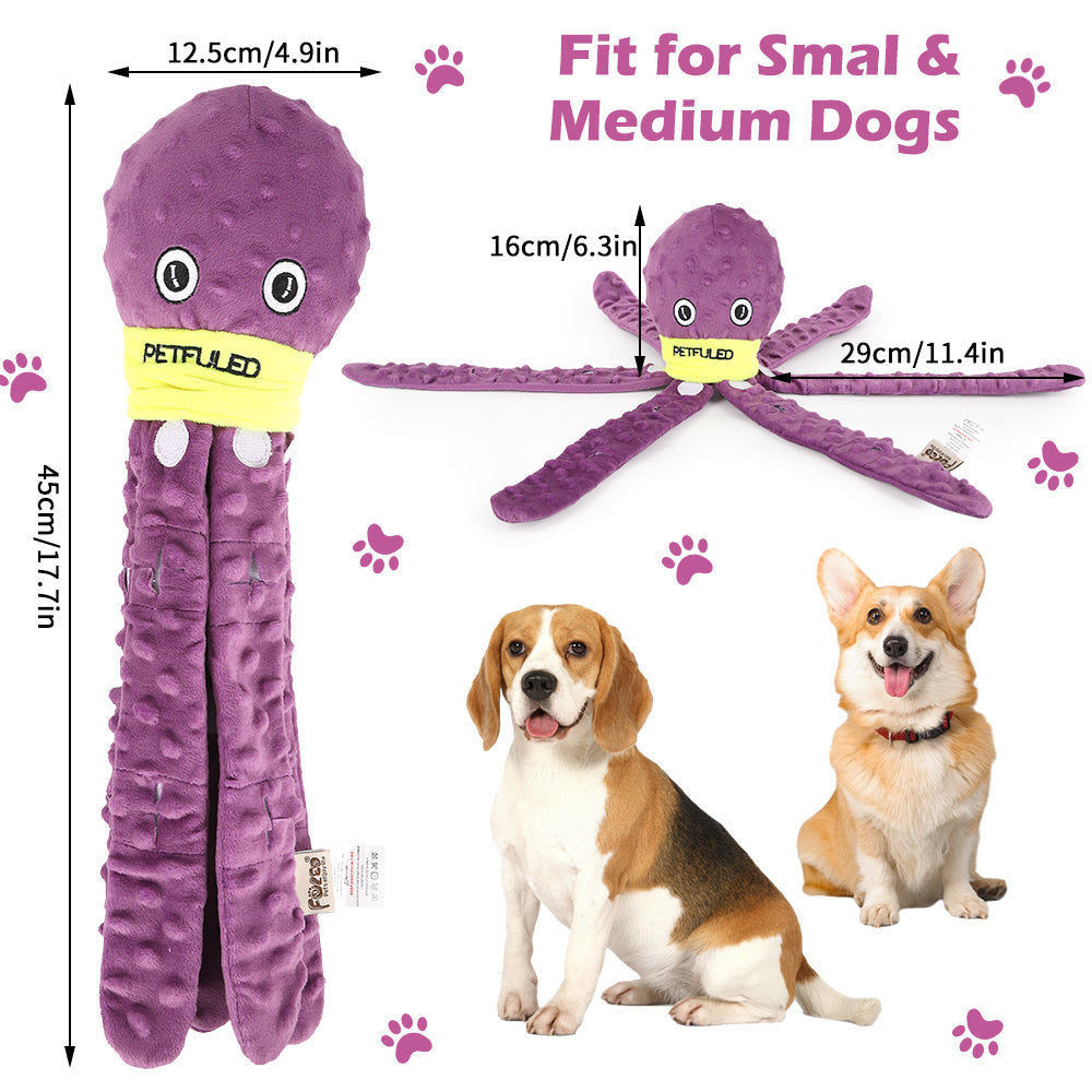 Plush Octopus Dog Snuffle Toy