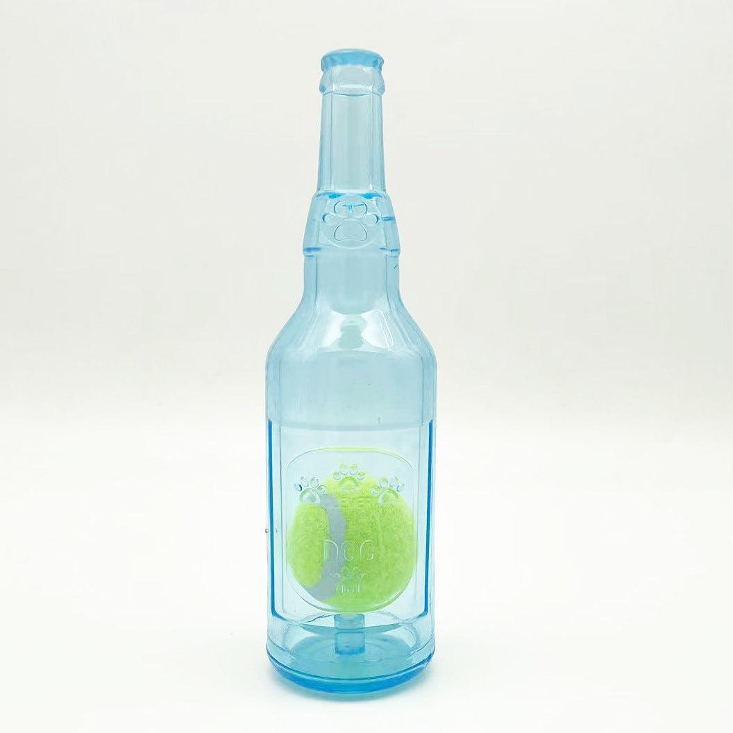 Water Bottle Dog Toy Squeaky Dog Toys For Aggressive Chewers