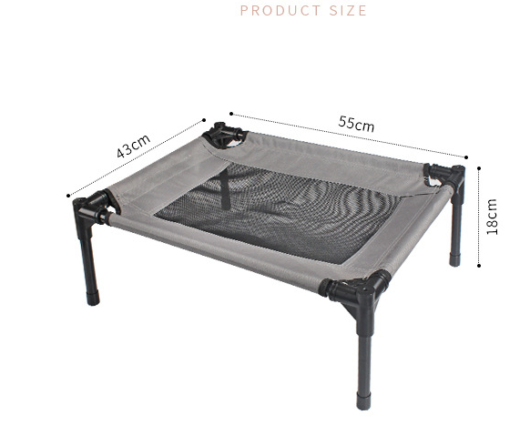 Elevated Oxford Dog Trampoline Bed
