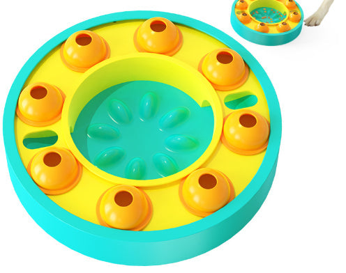 Dog Puzzle Slow Feeder Interactive IQ Toy Bowl