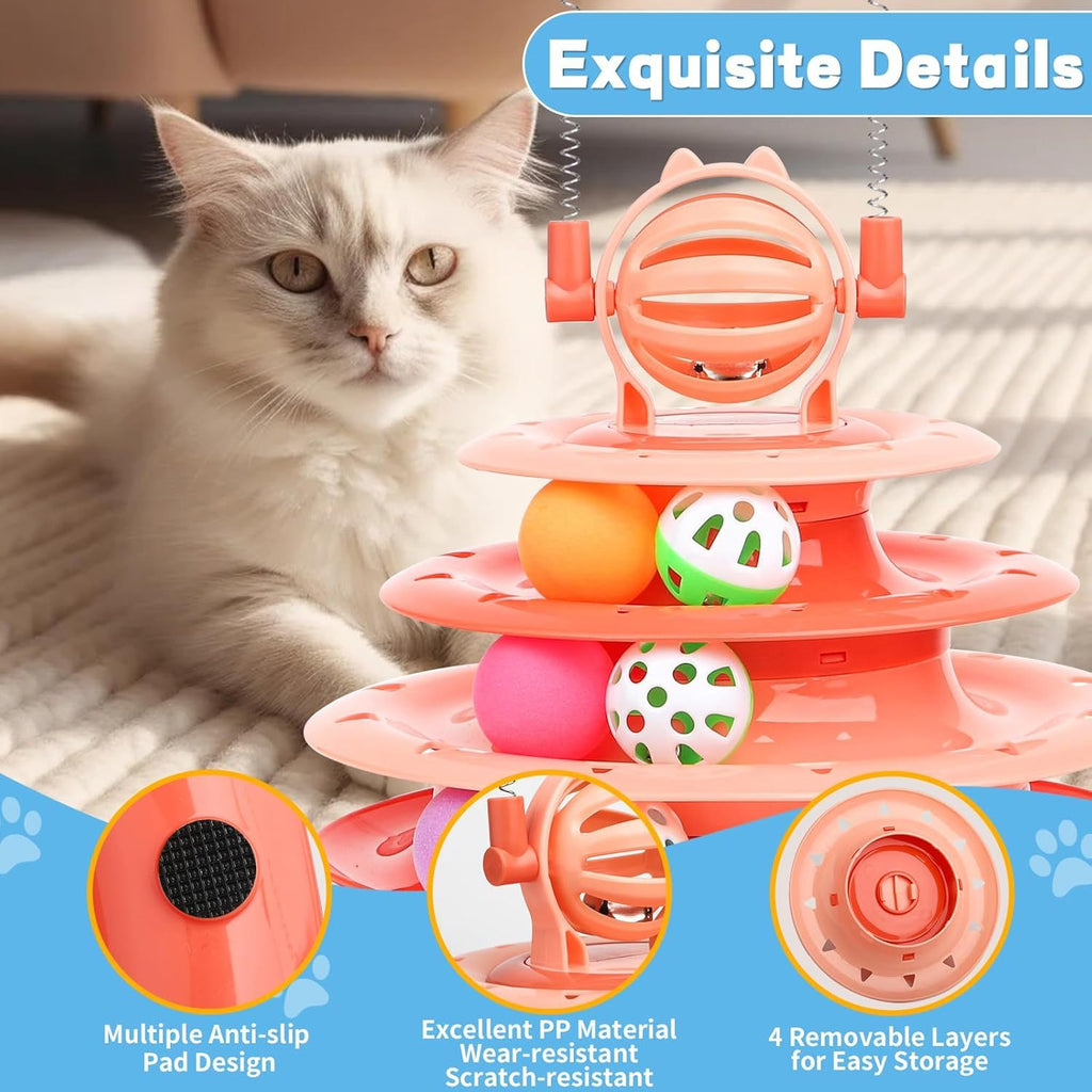 Cat Puzzle & Ball Toy