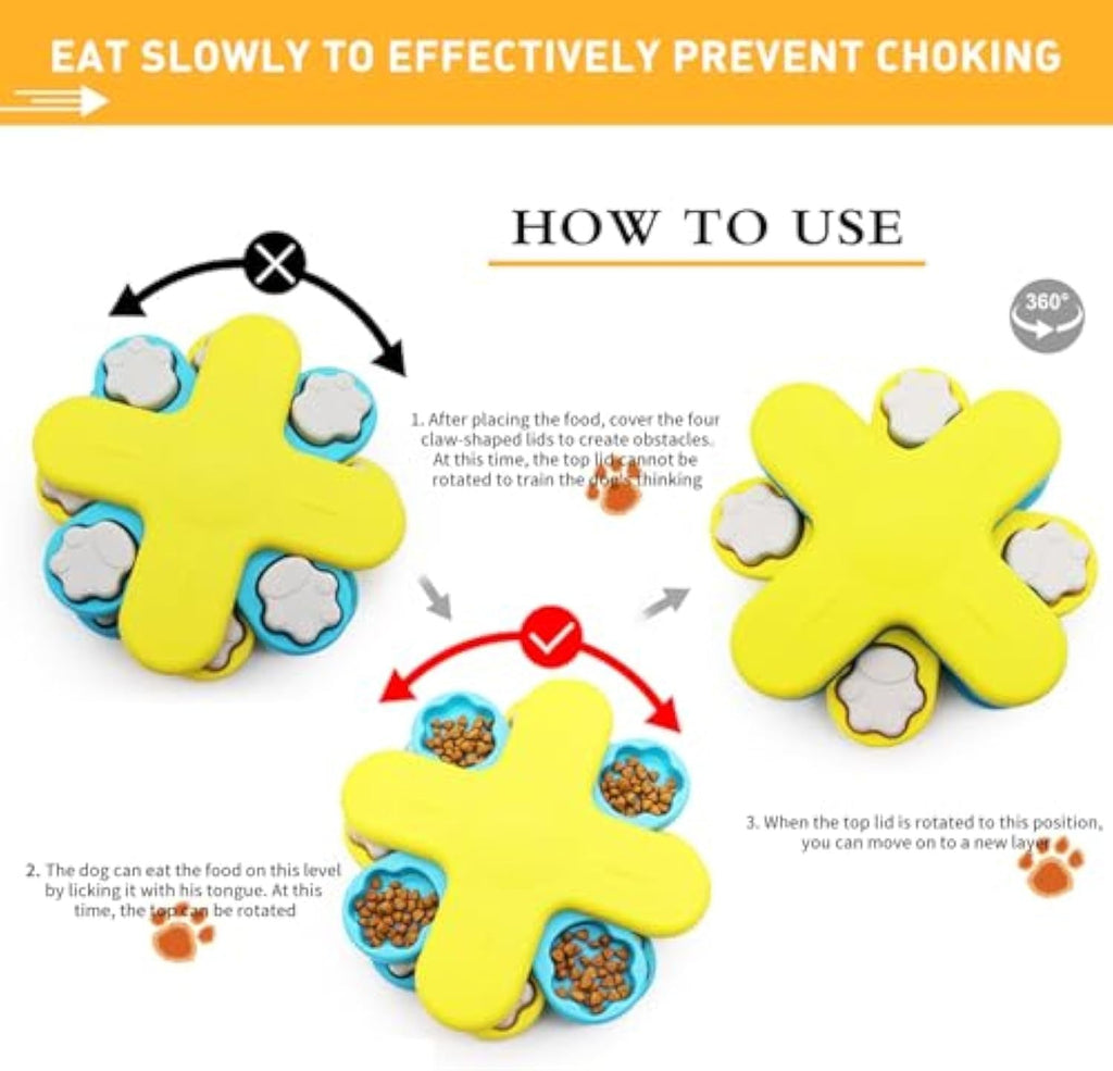 Dogs Food Puzzle Feeder Toys Interactive Dog Puzzle Toys