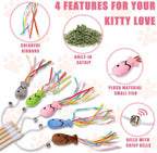 Cat Wand Toys Interactive Cat Toys With Catnip Fish