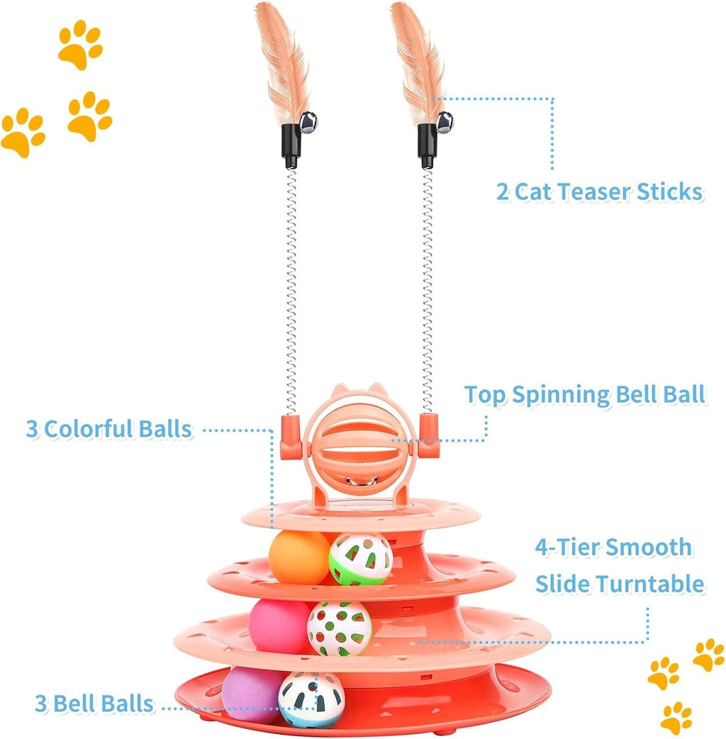 Cat Puzzle & Ball Toy