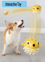 Interactive Treat Dispensing Dog Toy