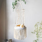 Macrame Hanging Cat Hammock Bed