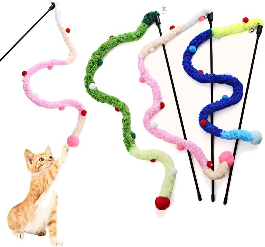 Colorful Cat Teaser Wand